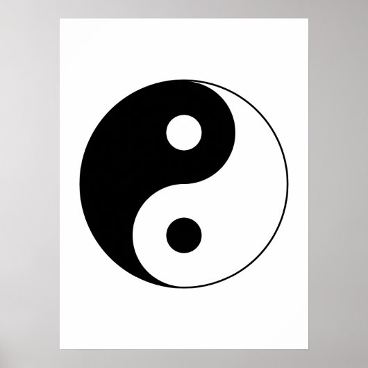 Yin Yang Symbol Poster (Voorkant)