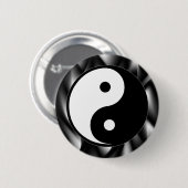 Yin Yang Symbol Ronde Button 5,7 Cm (Voorkant /achterkant)