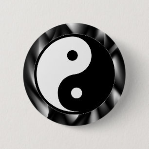 Yin Yang Symbol Ronde Button 5,7 Cm