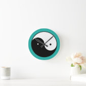 Yin Yang Symbol Ronde Klok (Huis)