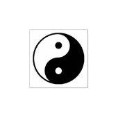 Yin Yang Symbol Rubberstempel (Afrduk)