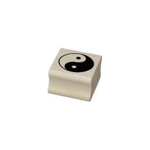 Yin Yang Symbol Rubberstempel