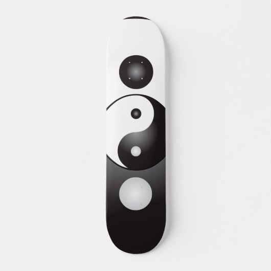Yin Yang Symbol: Skateboard (Voorkant)