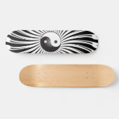 Yin Yang Symbol: Skateboard (Horizontaal)