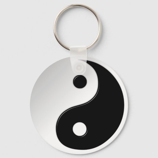 Yin Yang Symbol Sleutelhanger (Voorkant)
