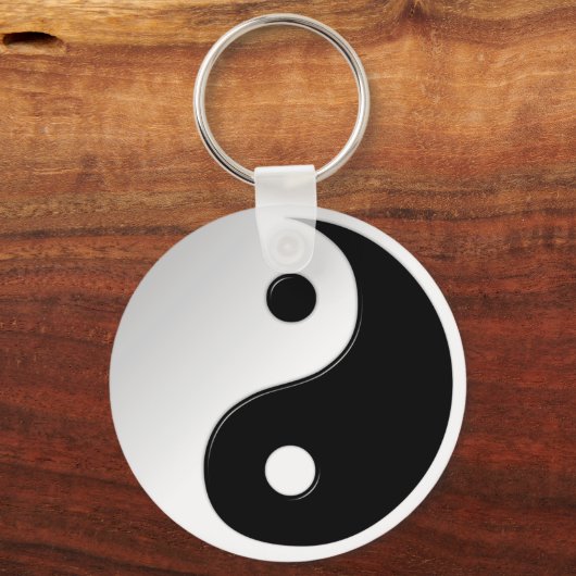 Yin Yang Symbol Sleutelhanger (Voorkant)