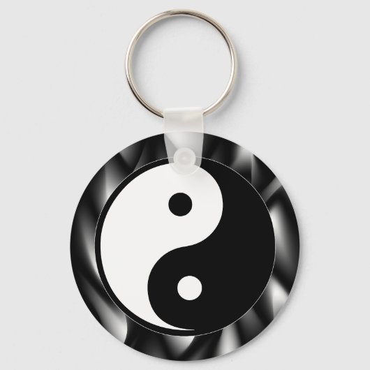 Yin Yang Symbol Sleutelhanger (Voorkant)