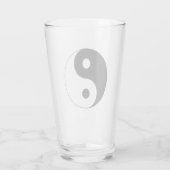 Yin Yang Symbol Spiritueel Glas (Achterkant)