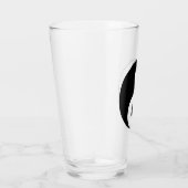 Yin Yang Symbol Spiritueel Glas (Rechts)
