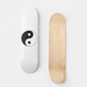 Yin Yang Symbol Spiritueel Persoonlijk Skateboard (Voorkant)