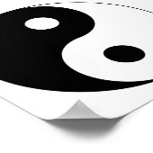 Yin Yang Symbol Spiritueel Poster (Hoek)