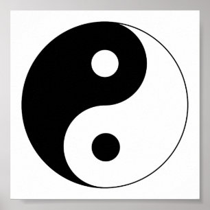 Yin Yang Symbol Spiritueel Poster