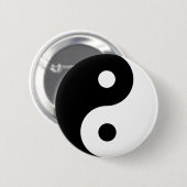 Yin Yang Symbol Spiritueel Ronde Button 5,7 Cm (Voorkant /achterkant)