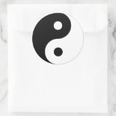 Yin Yang Symbol Spiritueel Ronde Sticker (Tas)