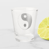 Yin Yang Symbol Spiritueel Shot Glas (Achterkant)