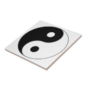 Yin Yang Symbol Spiritueel Tegeltje (Zijkant)