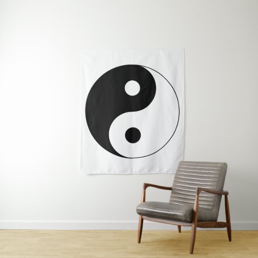 Yin Yang Symbol Spiritueel Wandkleed (In situ)