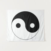 Yin Yang Symbol Spiritueel Wandkleed (Voorkant (horizontaal))
