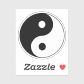 Yin Yang Symbol Sticker (Vel)