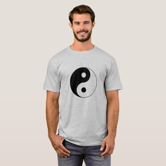 Yin Yang Symbol T-shirt (Voorkant volledig)