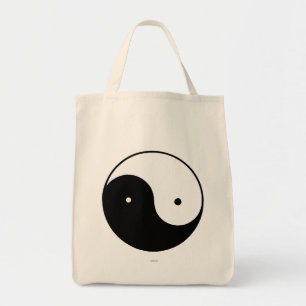 Yin Yang Symbol Tote Bag