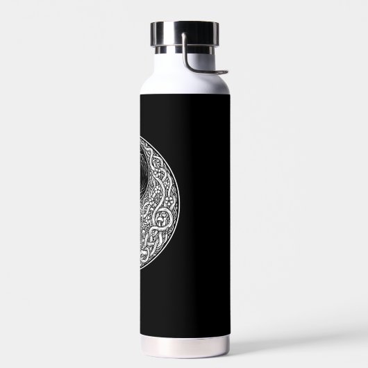 Yin Yang symbol Tree of Life Waterfles (Links)