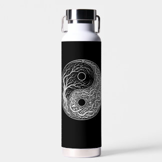 Yin Yang symbol Tree of Life Waterfles