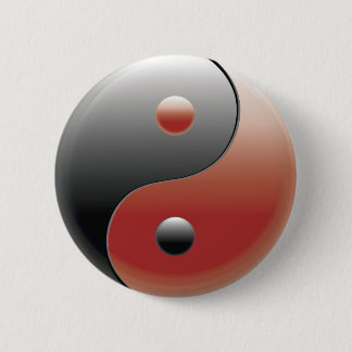 Yin Yang Symbol - Yin Yang Sign Ronde Button 5,7 Cm