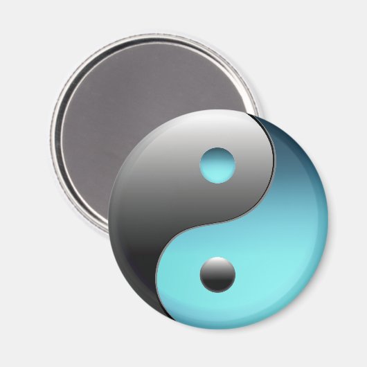Yin Yang Symbol - Ying Yang Sign Magneet (Voorkant / Achterkant)