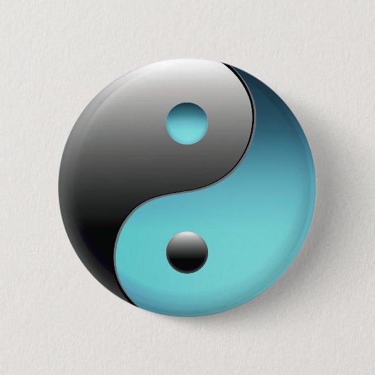 Yin Yang Symbol - Ying Yang Sign Ronde Button 5,7 Cm (Voorkant)