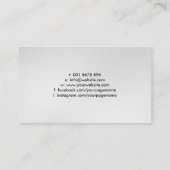 Yin Yang Symbool - Abstracte inktstroom Visitekaartje (Achterkant)