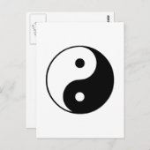 Yin Yang Symbool: Briefkaart (Voorkant / Achterkant)