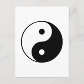 Yin Yang Symbool: Briefkaart (Voorkant)
