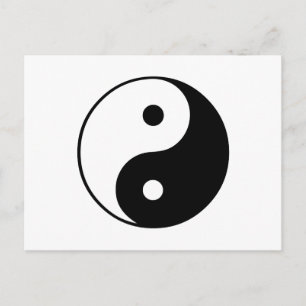 Yin Yang Symbool: Briefkaart