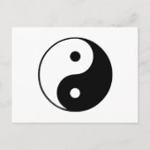 Yin Yang Symbool: Briefkaart (Voorkant)