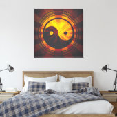Yin Yang Symbool Canvas Afdruk (Insitu (Slaapkamer))
