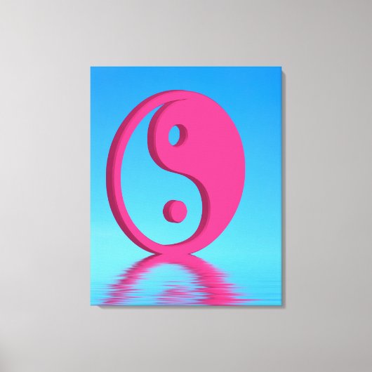 Yin Yang-symbool Canvas Afdruk (Voorkant)