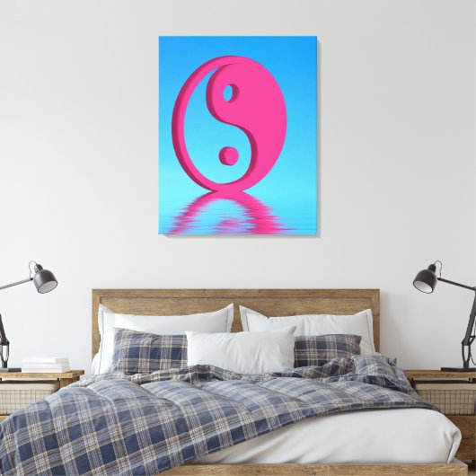 Yin Yang-symbool Canvas Afdruk (Insitu (Slaapkamer))