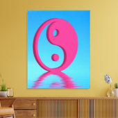 Yin Yang-symbool Canvas Afdruk (Insitu (Woonkamer))