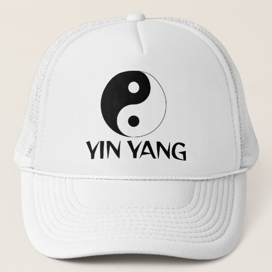 Yin Yang Symbool Design Pet (Voorkant)