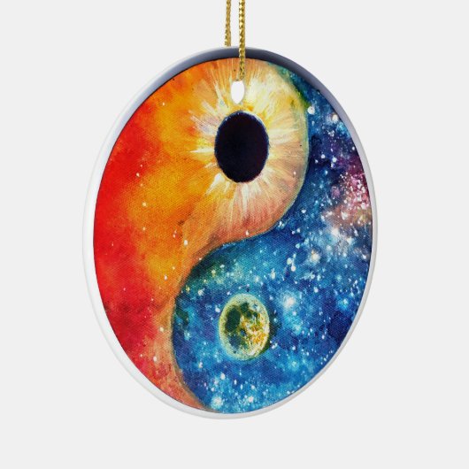 yin-yang-symbool keramisch ornament (Rechts)
