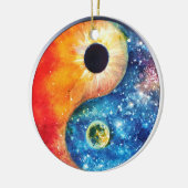 yin-yang-symbool keramisch ornament (Links)