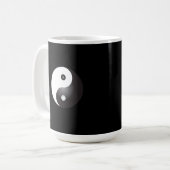Yin Yang Symbool: Koffie Mok (Voorkant links)