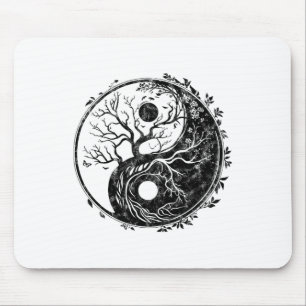Yin Yang-symbool, levensboom, Tai Chi, Qigong, Yog Muismat