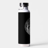Yin Yang symbool Levensboom Waterfles (Rechts)