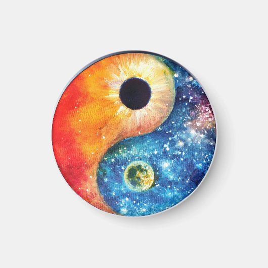 yin-yang-symbool magneet (Voorkant)
