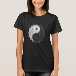 Yin Yang symbool Mandala Zoekt Balans Spirit zen T-shirt