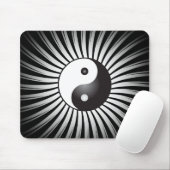 Yin Yang Symbool: Mousepad Muismat (Met muis)