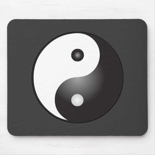 Yin Yang Symbool: Muismat (Voorkant)