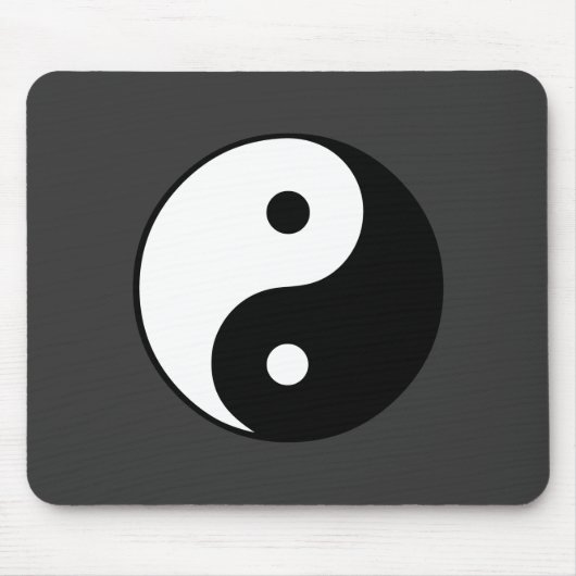 Yin Yang Symbool: Muismat (Voorkant)